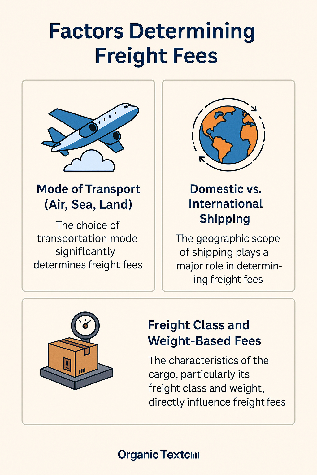 Factors Determining Freigh Fee SASCO
